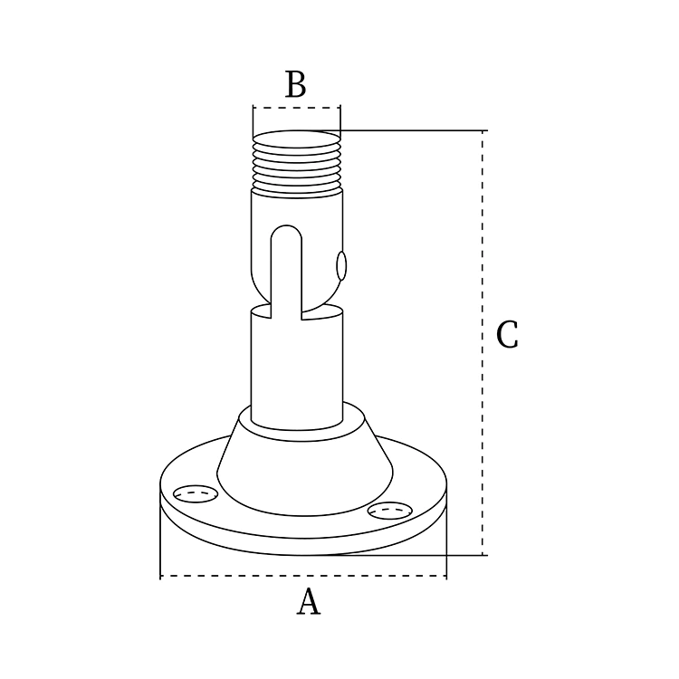 ABS Plastic Marine Thru Hull Fitting