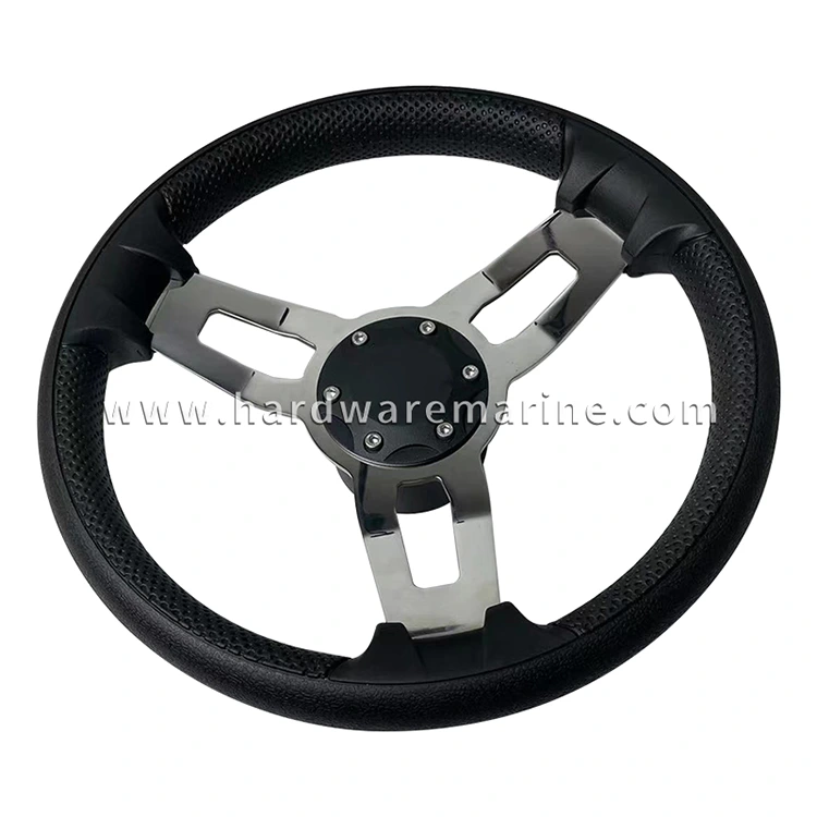 พวงมาลัยสแตนเลสสตีลมารีน 3-spoke
